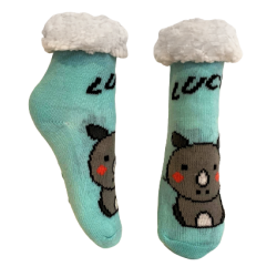 teplé huňaté ponožky