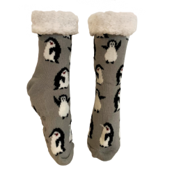 teplé huňaté ponožky